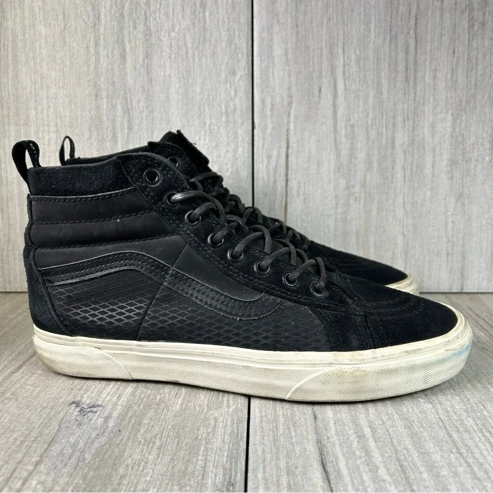 Vans Sk8-Hi 46 DX MTE Tact Black UltraCush Sneaker Boot Lace Up Shoe Mens Size 9